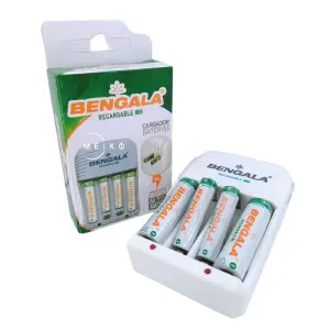 Kit de pilas y cargador mixtas AA y AAA