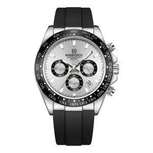 Reloj Naviforce Casual Nf8054 Goma Hombr