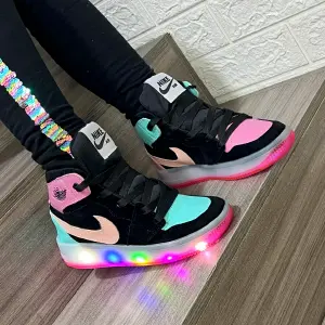 Tenis Bota de Luces de Niñas
