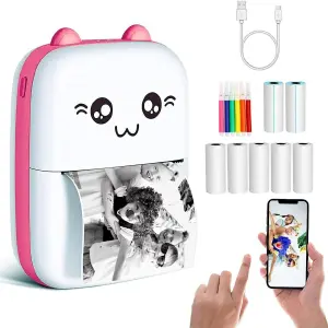 Mini impresora portatil + 2 rollos