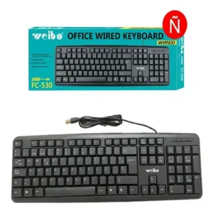 Teclado Usb Alámbrico Para Pc Fc-530