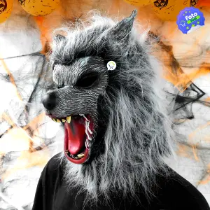 Máscara Lobo Salvaje Agresivo MLL01