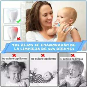 4 en 1: Cepillo de Dientes y Crema para Niños - ¡La Rutina de Higiene Dental Perfecta! - 4 en 1 Cepillo de Dientes y Crema niño