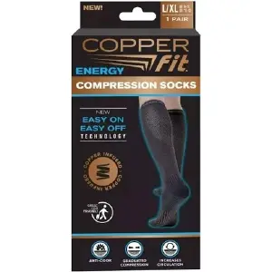 Medias cooperFit de  compresion anti var