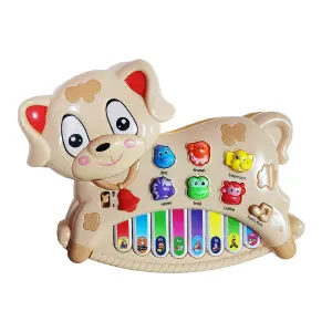 Piano Organeta Perro Animales Musical