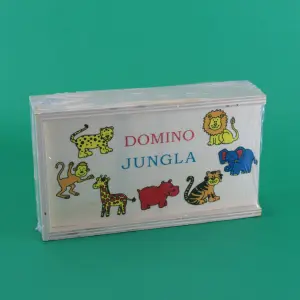 Domino de madera infantil animales