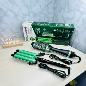 Combo Cepillo Secador + Pinza Sirena Agu