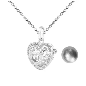 Collar Llamador De Angel Figura Corazon