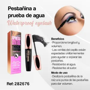 Pestañina 4D a prueba de Agua