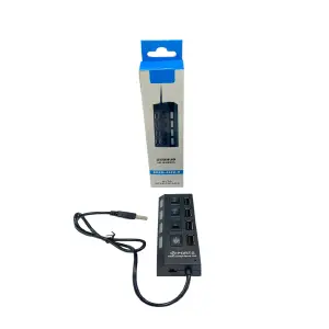 HUB PUERTO USB 4 PUESTOS HUB-4U2.0