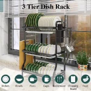 ESCURRIDOR DE PLATOS 3 NIVELES