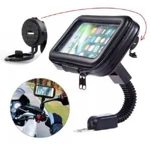 Soporte Holder Celular Para Moto 12V