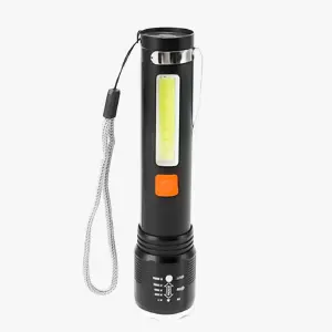 LINTERNA RETRACTIL ZOOM RECARGABLE