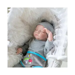 Bebe Aspecto Relista En Silicona Ojos 40