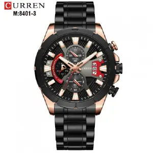 RELOJ CURREN METÁLICO CRONOGRAF M:8401-3