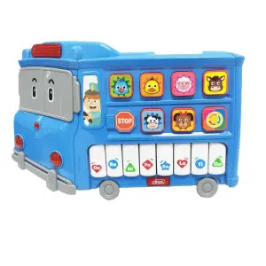 Piano Bus Interactivo Sonido Y Notas Mus