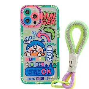 Case anti golpe diseño DINO-MULTICOLOR