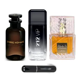 OMBRENOMADA+KHAMARAH+212VIPBLACK+PERFUME