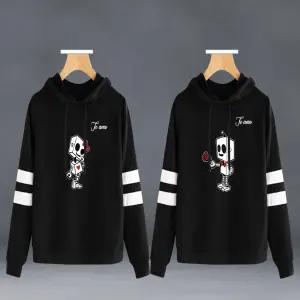 Buso Buzo, Hoodie Negro Pareja Robot