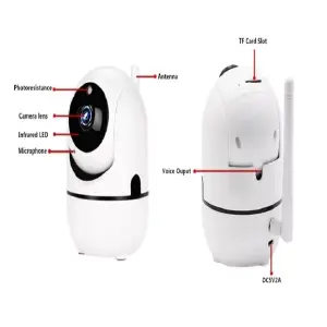 Camara Robotica 1 Antena, 1080p, Wifi.
