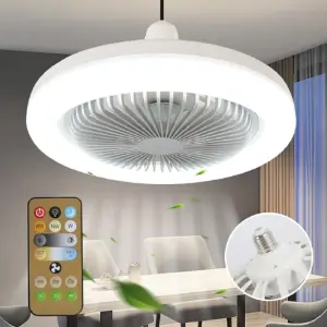 Bombillo Led 3 luces con Ventilador