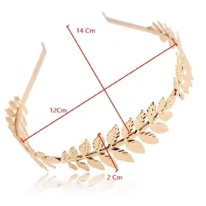 Corona De Diosa Romana Diadema Con Hojas
