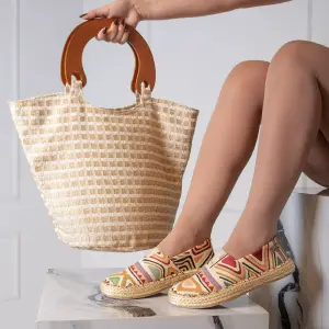 COMBO  MULTICOLOR + BOLSO ARTESANAL