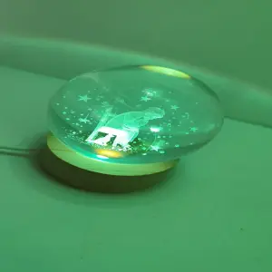 Lámpara De Noche Led 3d  Esfera