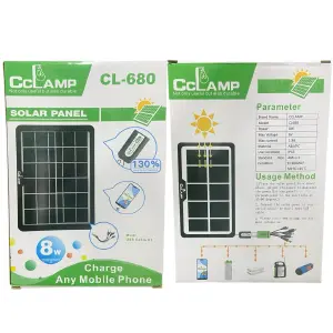PANEL SOLAR 8W CCLAMP CL-680