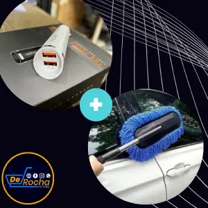 Combo Carro Cargador+ limpiador motas