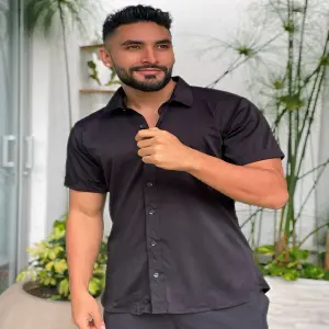 CAMISA HOMBRE EFECTO SATIN