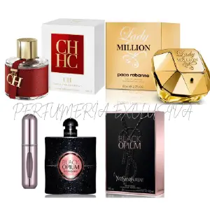 Ch dama+lady million+black opium +perfum