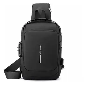 Bolso Con Puerto Usb Carga Impermeable M