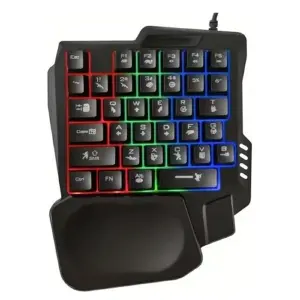 Teclado Gamer Una Sola Mano JK-911 Retro