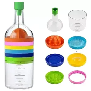 exprimidor en forma de botella multi uso