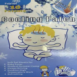 PARCHE PARA CONTROL FIEBRE EN BEBÉS X10