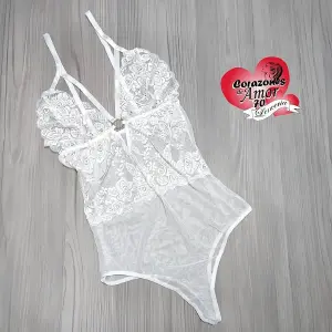 Body encaje blanco trk17
