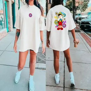 Camisetas grficas oversize - 731780