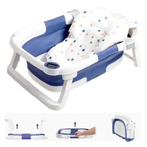 BAÑERA PREMIUM PLEGABLE CON TERMOMETRO💧