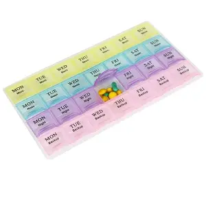 Organizador Medicamentos Pastillero 28