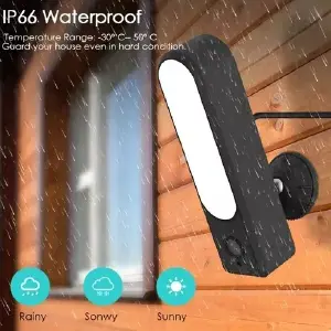 CAMARA IP EXTERIOR Q03 CON LAMPARA