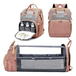 Bolso Pañalera Con Cambiador De Bebé Pl
