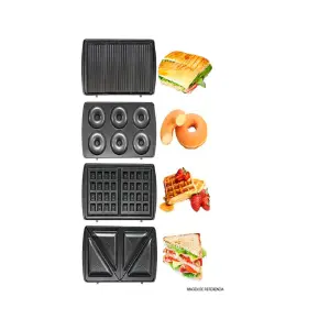 Sandwichera Electrica Multifunc 4 En 1 D