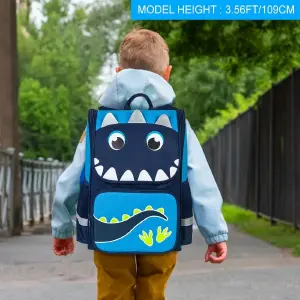 Morral Escolar De Dinosaurios 3 Piezas