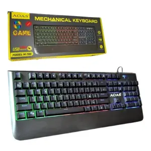 Teclado Alambrico Mecanico Gamer Rgb