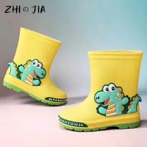 BOTAS INFANTILES PARA LLUVIA AMARILLO