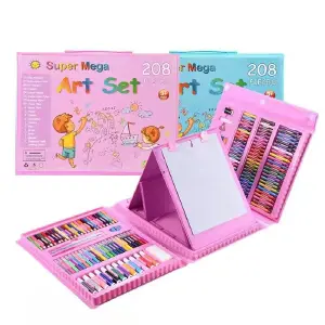 00301- MEGA KIT DE ARTE Y DIBUJO DE 208