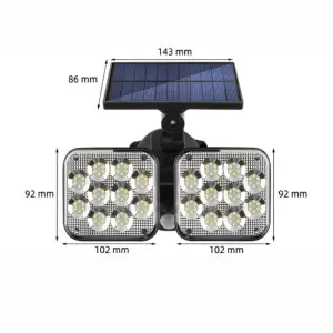 LAMPARA REFLECTOR SOLAR LED