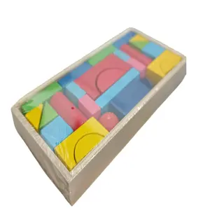 MINI BLOQUES DE CONSTRUCCION EN MADERA