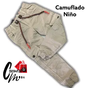 Pantalán camuflado para niño H23